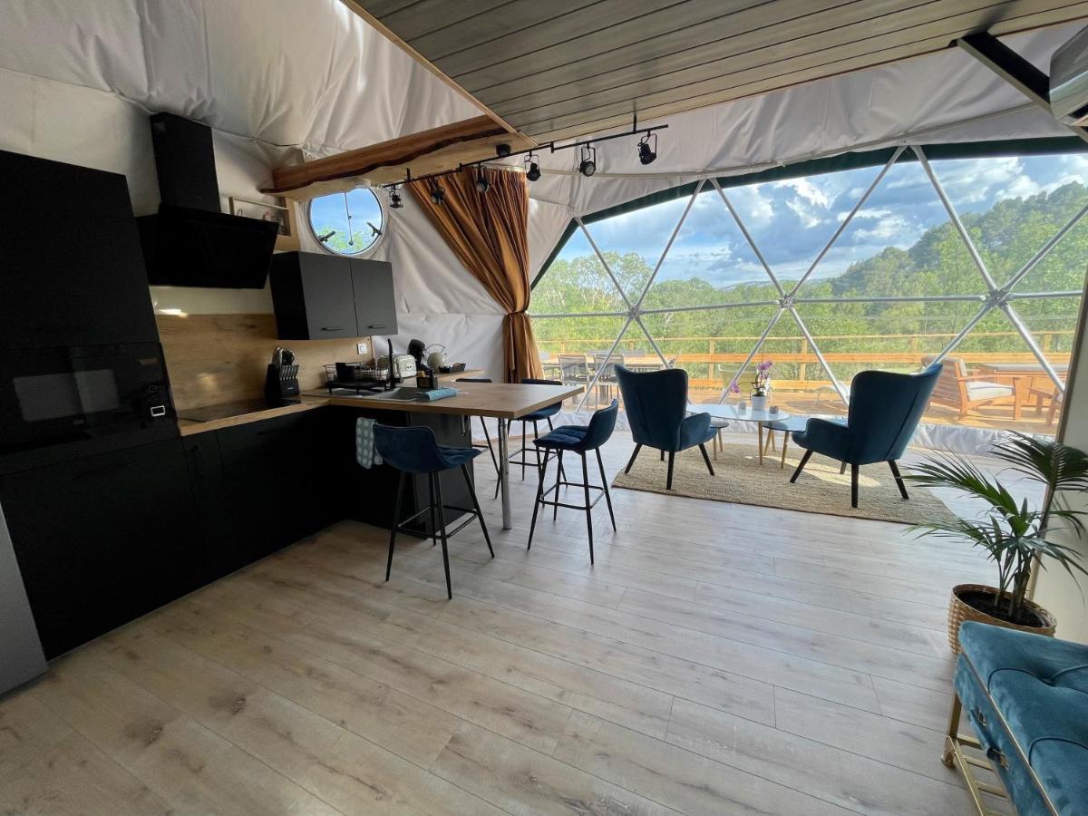 הוילה Durban-Corbieres Bulle De L'Escale Coconing Avec Jacuzzi Privatif מראה חיצוני תמונה