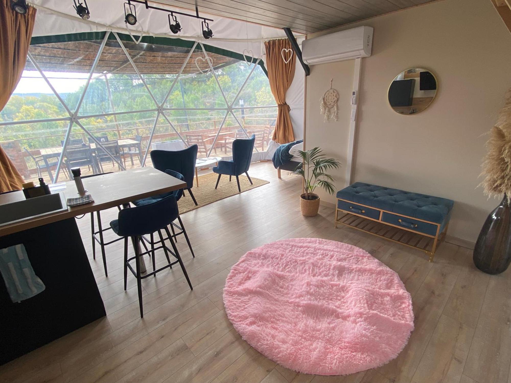 הוילה Durban-Corbieres Bulle De L'Escale Coconing Avec Jacuzzi Privatif מראה חיצוני תמונה
