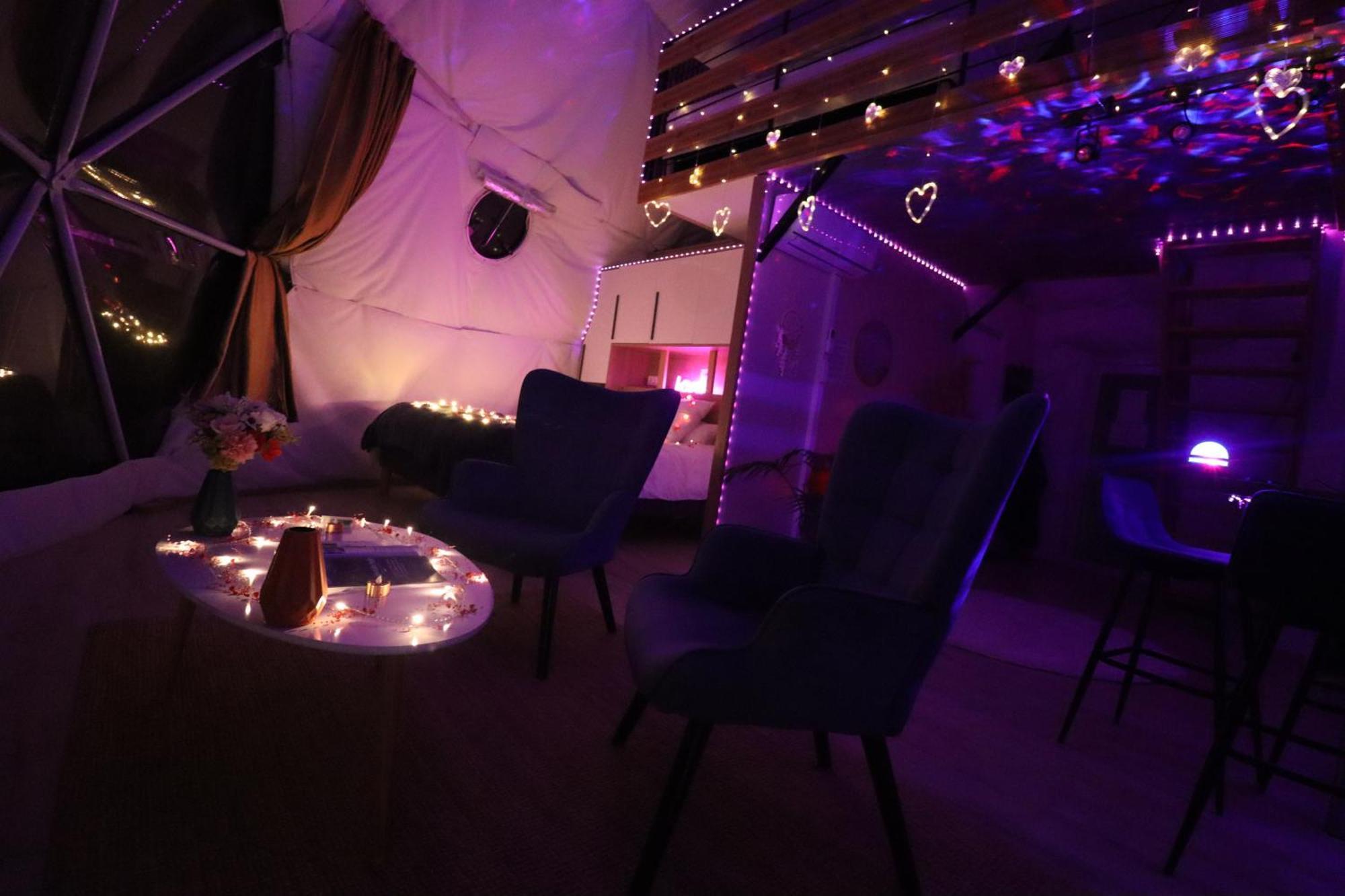 הוילה Durban-Corbieres Bulle De L'Escale Coconing Avec Jacuzzi Privatif מראה חיצוני תמונה